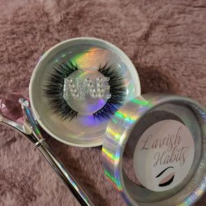 Strip eyelashes mink